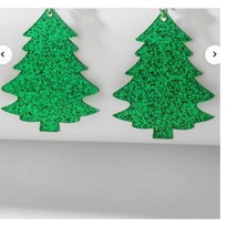 Christmas Tree Earrings Holiday Earrings Women&#39;s earrings - £3.98 GBP