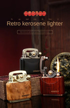 Retro Brass and Wood Lighters - $24.00
