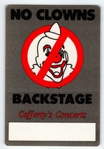Van Halen No Clowns Balance Grey Backstage Pass Original 1995 Hard Rock Music - £12.30 GBP