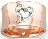 Ose gold hollow out love heart finger ring 2019 new fashion handmade wide ring for thumb155 crop
