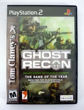 Tom Clancy&#39;s Ghost Recon Authentic Sony PlayStation 2 PS2 Game 2002 - £5.92 GBP