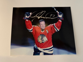 Jeremy Roenick AUTO CHGO Blackhawks Last Shift 8x10 photo - $59.39