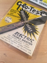 Vintage Globemaster Glo-Test electrical testing screwdriver in original package image 6