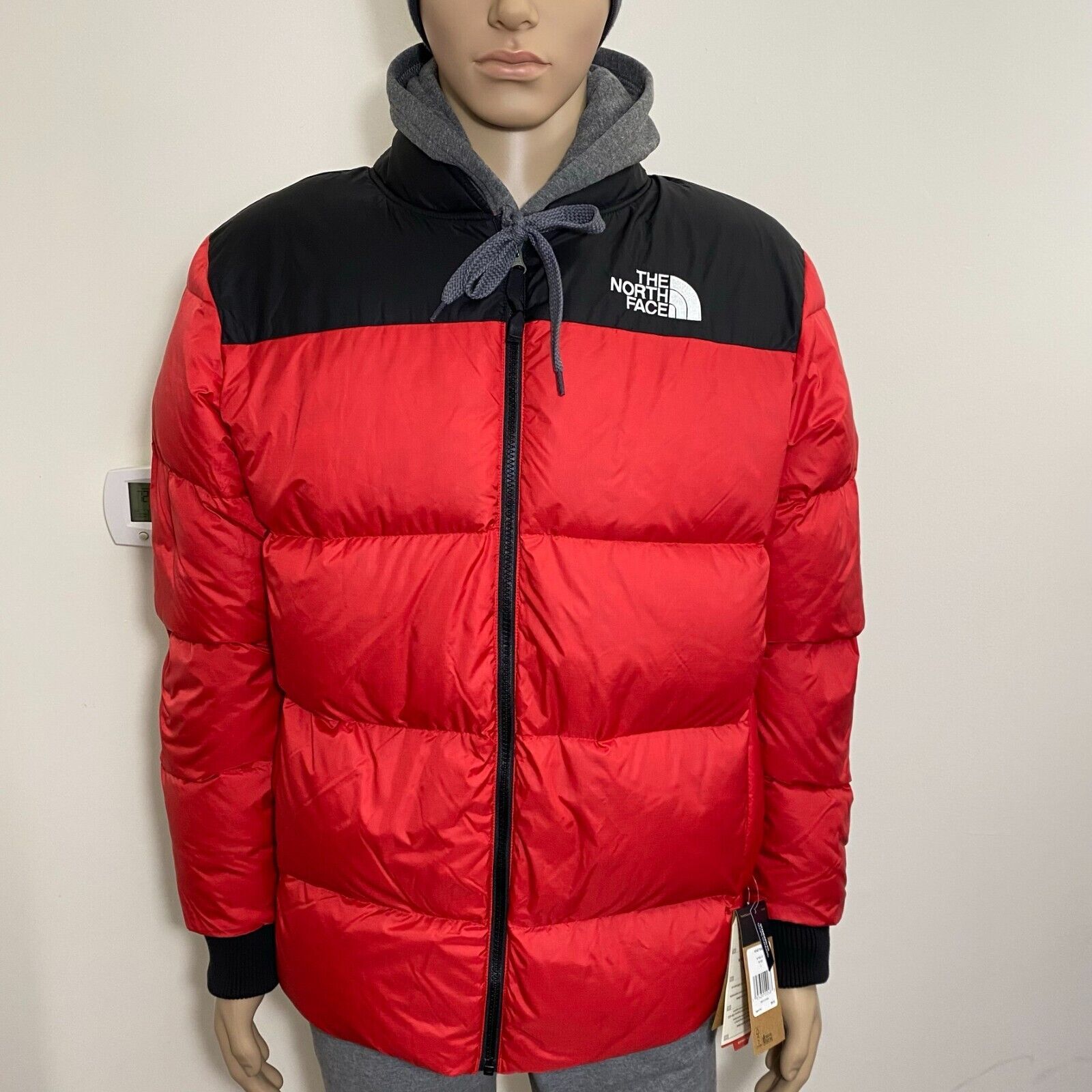 Primary image for The North Face Men's Nordic Jacket 700 Down Bomber Puffer Coat TNF Red S M L NEW