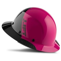 Lift Safety HDF50-21PK Dax 50/50 Fiber Full Brim Hard Hat Pink-Black - $109.99