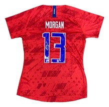 Alex Morgan Signé 2019/20 Nike USA Femmes Rouge XL Football Jersey Bas - £190.74 GBP