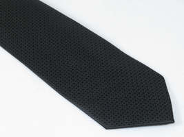Men's Woven Tie Hankie Set J.Valintin Private Collection R74 Black Shadow Stripe image 3