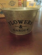 Flowers &amp; Garden Planter Metal - $15.72