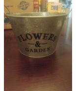 Flowers &amp; Garden Planter Metal - $15.72