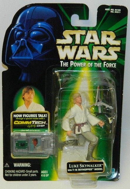 Primary image for Star Wars Luke Skywalker T-16 Skyhopper Figure 1999 HASBRO, NEW SEALED MIB