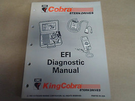 1993 Omc Cobra Poppa Drives Efi Diagnostico Servizio Manuale Jv OEM Barca 509748 - £14.90 GBP