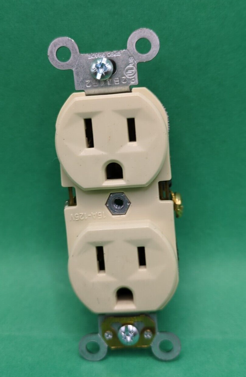 Leviton back and side wire outlet - $4.94