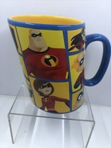 The Incredibles Slanted Mug Disney Store Pixar Large Coffee Cup Approx. 20 Oz - £10.12 GBP