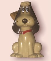 Rare 1986 Tonka Pound Puppies Clip Dog Puppy Toy 3&quot; PVC Figure Vtg (Broke Clip) - £2.68 GBP