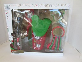 Disney Mickey Minnie Mouse Kitchen Baking Set 6 Pcs New in Box - $184.40 MXN