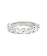 Authenticity Guarantee 
8-Stone Round Diamond Single Prong Wedding Band ... - $4,395.00