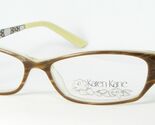 Karen Kane CIRCLE VOILE AMBER /SUN BROWN EYEGLASSES GLASSES 53-15-140mm ... - $13.86
