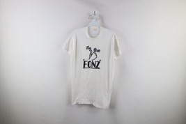 Vintage 70s Mens Large Happy Days I&#39;m The Fonz Fonzie Short Sleeve T-Shirt USA - £116.77 GBP