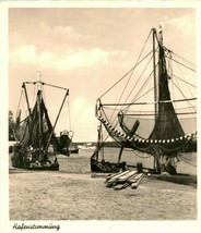 Vtg Postcard 1910s Nordseebad Hooksiel Germany 1910s Harbor Boats Tuning UNP - £9.01 GBP