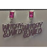 Way to Celebrate Halloween Witchy and Wild Earring, Pink, 1 Pair - $15.83