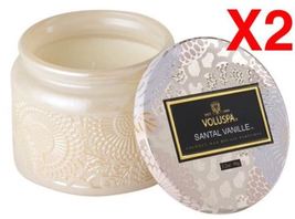 Voluspa Petite Glass Jar Candle - Santal Vanille 3.2oz (Pack Of 2) Free Shipping - £29.48 GBP