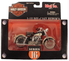Maisto Harley Davidson 1:18 Series 16 1958 Duo Glide Motorcycle New In Box - €9,61 EUR