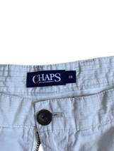 Men&#39;s 38&quot; Chaps 100% cotton CARGO shorts,  light beige - - £8.09 GBP