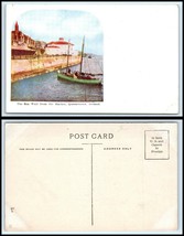 IRELAND Postcard - Queenstown, The Sea Wall From The Harbor FB - $52.11 MXN