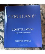 Cerulean 6 Constellation Magnolia &amp; Sandalwood Scented Single Wick Candl... - €29,94 EUR