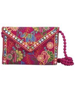 Womens Traditional Indian Rajasthan Elephant Graphic Red Slingshot Bag-
... - £28.25 GBP