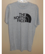 The North Face Men&#39;s Size Small Short Half Dome Tee T-Shirt Grey Black New - $21.73