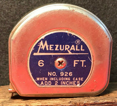 Vtg Lufkin &quot;Mezurall&quot; 72&quot; Measuring Tape Made in USA - £23.59 GBP