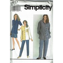 Simplicity Sewing Pattern 8617 Pants Shorts Shirt Misses Size 18-22 - £7.27 GBP