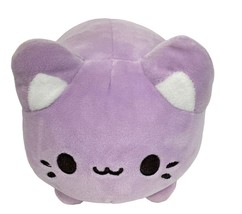 Tasty Peach Studios Aurora Taro Meowchi Plush Cat Stuffed Animal Toy Purple Chin - £7.90 GBP
