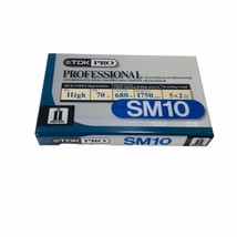 Tdk Pro Professional Sm 10 Blank Cassette Tape (Sealed) - £9.62 GBP