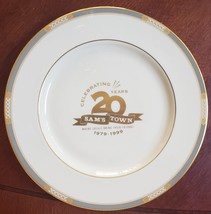 Sam&#39;s Town 20 Years Las Vegas VIP Party June 4 1999 Ltd Edition Collector Plate - £14.34 GBP