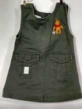 DISNEY Winnie The Pooh Girls Dress Toddler 12 Months Jumper Safari Cargo Pockets - £14.14 GBP