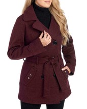 NEW JONES NEW YORK RED BELTED COAT JACKET SIZE M $130 - £53.83 GBP