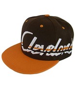 Cleveland Offset Jagged Script Men&#39;s Adjustable Snapback Baseball Cap (B... - £11.95 GBP