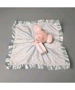 Carter&#39;s Pink Mouse Floral Baby Security Blanket Plush Satin Underside L... - $115.09 CAD