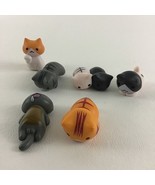 Cute Lucky Cat Miniature Figurines 6pc Lot Fairy Garden DIY Dollhouse Cr... - $20.19 CAD