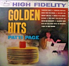 Patti Page-Golden Hits-LP-1960-VG+/EX - £10.27 GBP