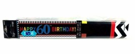 Camscan Party Decorations Kit Sign Banner HAPPY 60th BIRTHDAY Over 5 Fee... - $9.80