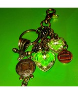 Very unique handmade heart keychain - $35.27 CAD