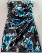 Speechless Dress Womens Size 1 Multi Floral Sleeveless Off The Shoulder Back Zip - £21.35 GBP