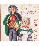 1992 Byers Choice Christmas Ornament Caroling Unpunched Vintage NOS E37A - $363.37 MXN