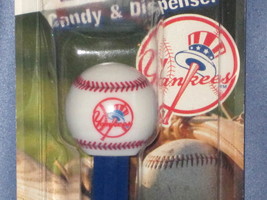 New York Yankees &quot;Baseball&quot; Candy Dispenser by PEZ. - £6.41 GBP