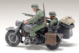 TAMIYA - Military Assembly Model - German Motorcycle and Sidecar - $18.80