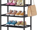 Ten-Tier Tall Shoe Rack Organizer With Hooks That Can Hold Twenty To Twe... - $34.94