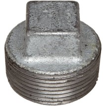 Anvil 8700160057, Malleable Iron Pipe Fitting, Square Head Plug, 1-1/2&quot; NPT - £17.06 GBP